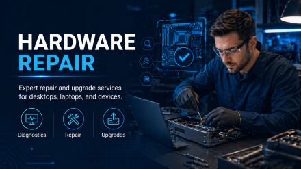 We help our customers get their devices back up and running quickly with expert hardware repair and upgrade services for desktops, laptops, and other devices. Whether you need diagnostics to identify the problem and perform a professional repair!